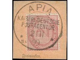 1890/1891, 2 M. rotlichkarmin, sauber gestempelt auf Briefstück, einwandfrei, doppelt sign. Mansfeld und Bothe