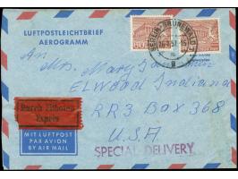 1949, Bauten 60 Pfg., zwei Einzelmarken je mit Stempel “BERLIN-GRÜNEWALD 1 26.12.57” als portogerechte Mehrfachfrankatur auf 