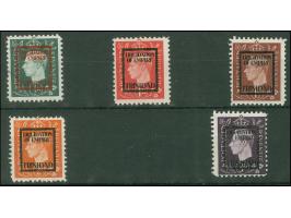 DEUTSCHE FÄLSCHUNGEN FÜR GROẞBRITANNIEN: 1944, Liquidation of Empire “TRINIDAD” ½ p.- 2 p. und 3 p., ½ p. mit leichtem Stempe
