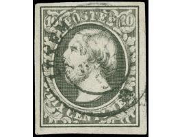 "LUXEMBOURG 28 JUIL 5.." (seems "56"), c.d.s. on &nbsp;1852, 10 c. gray black, vf, opinion Böttger BPP