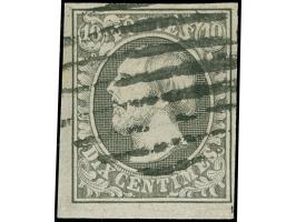 1852, 10 c. gray black with 'point de répéré, vf, opinion Böttger BPP&nbsp;