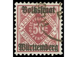 1919, Volksstaat 50 Pfg. magenta, gestempelt, in einwandfreier Erhaltung, Fotobefund Winkler BPP (2009)