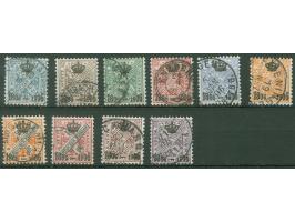 1906, 100 Jahre Königreich Württemberg 2 Pfg.-1 M. kpl., gestempelt, in einwandfreier Erhaltung, alle sign. Winkler BPP