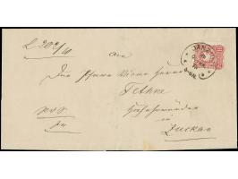 “DANZIG N1 26.OCTBR.75" (Spalink 7-1) klar auf Ausgabe 10 Pfge rot auf Faltbriefhülle nach Zwickau mit Ankunftsstempel, in ei
