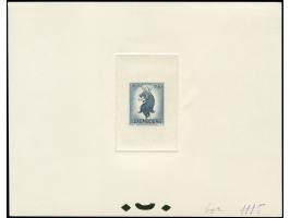 1945, lion 1,20 fr., epreuve d'artiste in dark blue