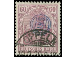 1920, Germania 60 Pfg. dunkelgraulila, sauber gestempelt “OPPELN 19.2.20", tadellos, sign. Mikulski, Fotobefund Gruber BPP (2