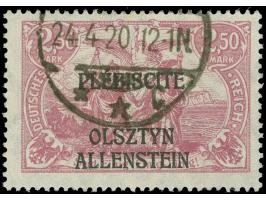 1920, Germania 2,50 M. rosalila, sauber gestempelt, tadellos, sign. Dr. Hochstädter BPP&nbsp;