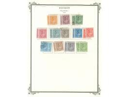 1896/1941, collection starting complete pictorial issue set of twelve values, unused, including occupation issues on 8 Scott 