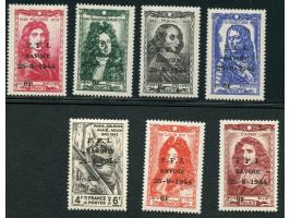 1944, Local issue from liberated territory, Personalities 50 c. to 4 fr. with overprint F.F.I. SAVOIE 25-8-1944 / +6Fr, mint 