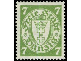 1933, Staatswappen im Oval 7 Pfg. dunkelgelblichgrün, postfrisch, tadellos, kleines Eigentumszeichen, Kurzbefund Soecknick BP