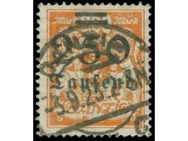 1923, Staatswappen 250 Tsd. auf 200 M. rötlichorange, sauber und zeitgerecht gestempelt “DANZIG -3.9.23”, tadellos, Kurzbefun