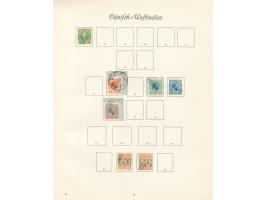 1873/1915, collection on two album pages, mainly used, including Mi.29-34, 38-40, 1903 bisect 4 c. on piece, fresh colours, f