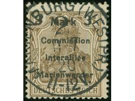 1920, Germania 3 M. auf 3 Pfg. dunkelorangebraun, Aufdruck Type BIbBI, sauber gestempelt “MARIENBURG (WESTPR.) 2 11.7.20”, ta