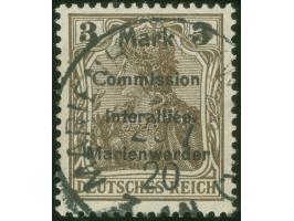 1920, Germania 3 M. auf 3 Pfg. dunkelorangebraun, Aufdruck Type AIIIb, sauber gestempelt “MARIENBURG (WESTPR.) 2 20.7.20”, ta
