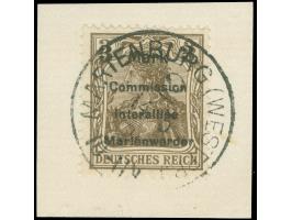 1920, Germania 3 M. auf 3 Pfg. dunkelorangebraun, Aufdruck Type BIb, Aufdruckfeld 31 von Druckplatte VII, sauber gestempelt “