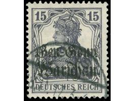 1916, Germania 15 Pfg. violettschwarz, sauber gestempelt “PLONSK”, tadellos, sign. Hey BPP