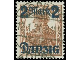 1920, Ohne Netzunterdruck: 2 M. auf 35 Pfg., sauber und zeitgerecht gestempelt “ZOPPOT 12.1.21”, tadellos, sign. Oechsner BPP