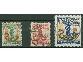 1921, Tuberkulose 30 Pfg. -1,20 M., sauber und zeitgerecht gestempelt “DANZIG”, tadellos, sign. Gruber BPP bzw. Erdwien BPP&n