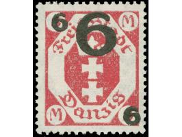 1922, Kleines Staatswappen 6 auf 3 M., Unterdruck nur rückseitig, postfrisch, tadellos, sign. Oechsner BPP&nbsp;