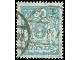 1923, Kleines Staatswappen 50 M., zeitgerecht gestempelt, tadellos, sign. Gruber BPP&nbsp;