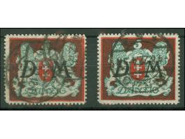 1922, Großes Staatswappen 5 M., liegendes und stehendes Wasserzeichen, je zeitgerecht gestempelt, tadellos, sign. Infla/Kniep