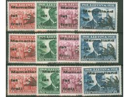 1939, Elchschaufel 15 C. bis 60 C., alle drei Aufdrucktypen, 12 Werte komplett, postfrisch, tadellos, sign. Dr. Petersen BPP