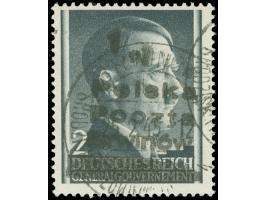 1945, 1 Zl. auf 2 Gr. schwarztürkisgrau, sauber gestempelt, tadellos, sign. Krawzcyk