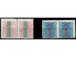 1916, Bestellmarken 3 K. und 10 K., je im waagerechten Paar, sauber gestempelt “-7.6.16”, tadellos, sign. Falkowski