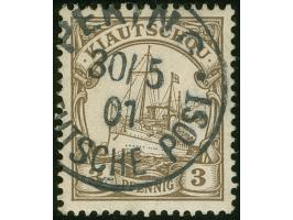 1901/02, Petschili Kiautschou 3 Pfg. dunkelockerbraun, sauber gestempelt “PEKING 30/5 01”, tadellos, Fotobefund Steuer BPP (2