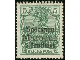 1900, Germania Reichspost 5 C. auf 5 Pfg. grün, mit Aufdruck “Specimen”, postfrisch, tadellos, sign. Bothe BPP&nbsp;