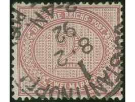 1890/1900, Innendienst 2 M. braunpurpur, sauber gestempelt “CONSTANTINOPEL 1 DP 8/2/92” (ohne Sterne), tadellos, sign., Fotoa