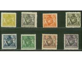1921, 2-15 Rp., gemischte Zähnung, postfrisch, einwandfrei
