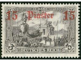 1905/13, Germania mit Wz. 15 Pia. auf 3 M. schwarzviolett, postfrisch, tadellos, unsigniert, Fotobefund Steuer BPP (2015)
