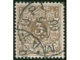 1898, Krone/Adler 3 Pfg. lebhaftbraunorange, sauber gestempelt “MATUPI 22/6 00”, tadellos, Fotobefund Jäschke-L. BPP (2007)&n