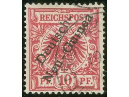 1897, Aufdruckausgabe 10 Pfg. lilarot, gestempelt, tadellos, sign., Fotobefund Jäschke-L. BPP (2007)