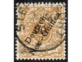 1897, Aufdruckausgabe 3 Pfg. hellocker, mit Aufdruckfehler “c in Deutsch verstümmelt” (Aufdruckfeld 60), farbfrisch und sehr 