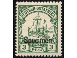 1901, Kaiseryacht o. Wz. 3 P. dunkelgrün, mit Aufdruck “Specimen”, postfrisch, tadellos, sign. Pauligk BPP