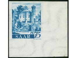 75 Pfg., ungezähnter Probedruck, rechte untere Bogenecke, postfrisch, im Rand signiert Schlegel (Mi. 200,-)