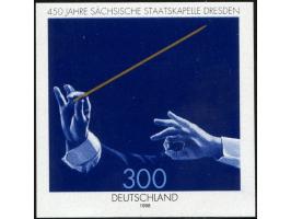 1998, 450 Jahre Sächsische Staatskapelle Dresden 300 Pfg., ungezähnt, postfrisch, tadellos, Fotoattest A. Schlegel BPP