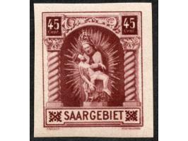 1925, Madonna von Blieskastel 45 C., ungezähnt, postfrisch, tadellos, unsigniert, Kurzbefund Geigle BPP (2025)