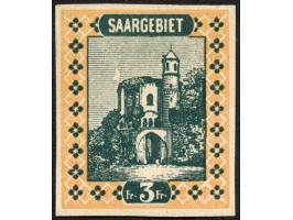 1922, Landschaftsbilder 3 Fr., ungezähnt, postfrisch, tadellos, unsigniert, Kurzbefund Geigle BPP (2025)