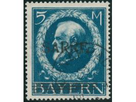 1920, Ludwig 5 M., gestempelt "SCHNAPPACH" 25 MRZ Vor 8-9", tadellos. Ein schönes Exemplar mit nicht häufiger Entwertung. Sig