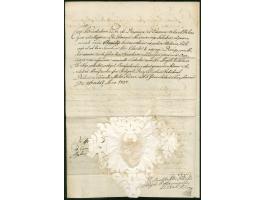1737, 'Patente per la Visita di Rodi' : the Church's mandate to send an inspector to Rhodes. 'Brother Nicolaus Joseph a Carre
