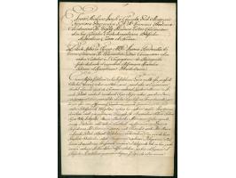 1737, 'Patente per la Visita di Rodi' : the Church's mandate to send an inspector to Rhodes. 'Brother Nicolaus Joseph a Carre
