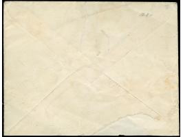 1919, CITY POST : stampless cover addressed to the Romanian Consulate at arrival postage due 10 b. (faults) and 30 b. affixed