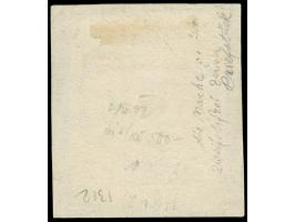 1853, Maria II 5 r. light brown, full to wide margins, clearly cancelled with numeral ‘56’ (BRAGA) on paper backing, colour f