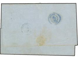 1860, Entire letter endorsed 'Col Vapore del Loit' (Lloyd) at top, addressed to Athens 'per Githion', struck with DA VENEZIA 