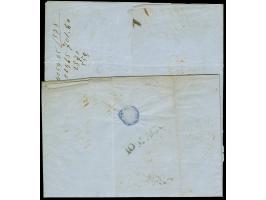 1858, Entire letter from Ancona 9.3.58 to Cesena with arrival mark oneliner on reverse, endorsed ‘Ferma a la Posta’ on top, T