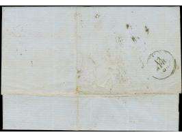 1859, entire letter written in greek, stampless from Trieste to Ancona, endorsed 'c.Vapore', blue crayon 10/10 and additional