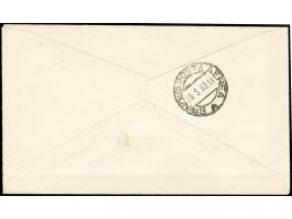 1929/33, Three Air Mail covers/cards including First Flight to Marseille 10.6.29, 3 dr. air mail stamp on cover to NY and 10 
